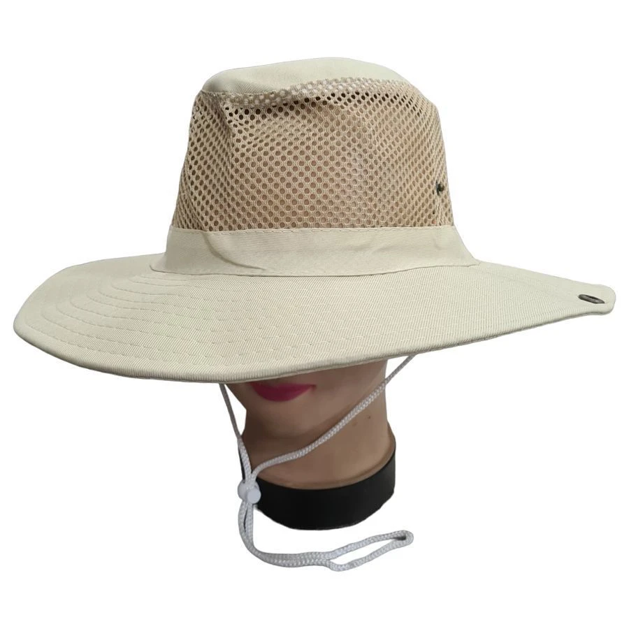 Chapeau De Soleil En Tissu Qui Possède Une Calotte En Filet 9 Chapeau De Soleil En Tissu Qui Possède Une Calotte En Filet – Image 7