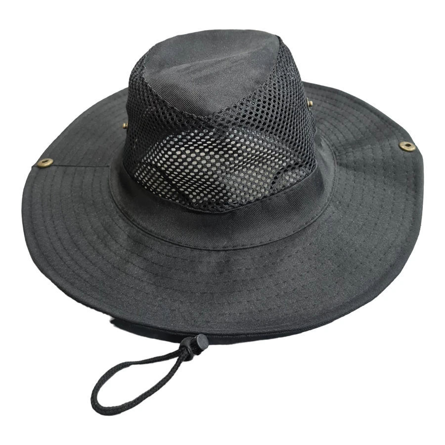 Chapeau De Soleil En Tissu Qui Possède Une Calotte En Filet 14 Chapeau De Soleil En Tissu Qui Possède Une Calotte En Filet – Image 12