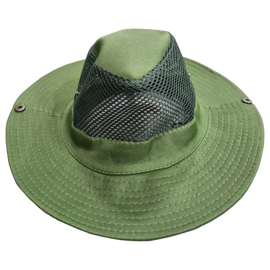 Chapeau De Soleil En Tissu Qui Possède Une Calotte En Filet 16 Chapeau De Soleil En Tissu Qui Possède Une Calotte En Filet – Image 14