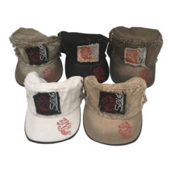 Casquette Effet Rapiécée Broderie Dragon Unisexe -Accessoires De Mode pdtimg 4933961hd