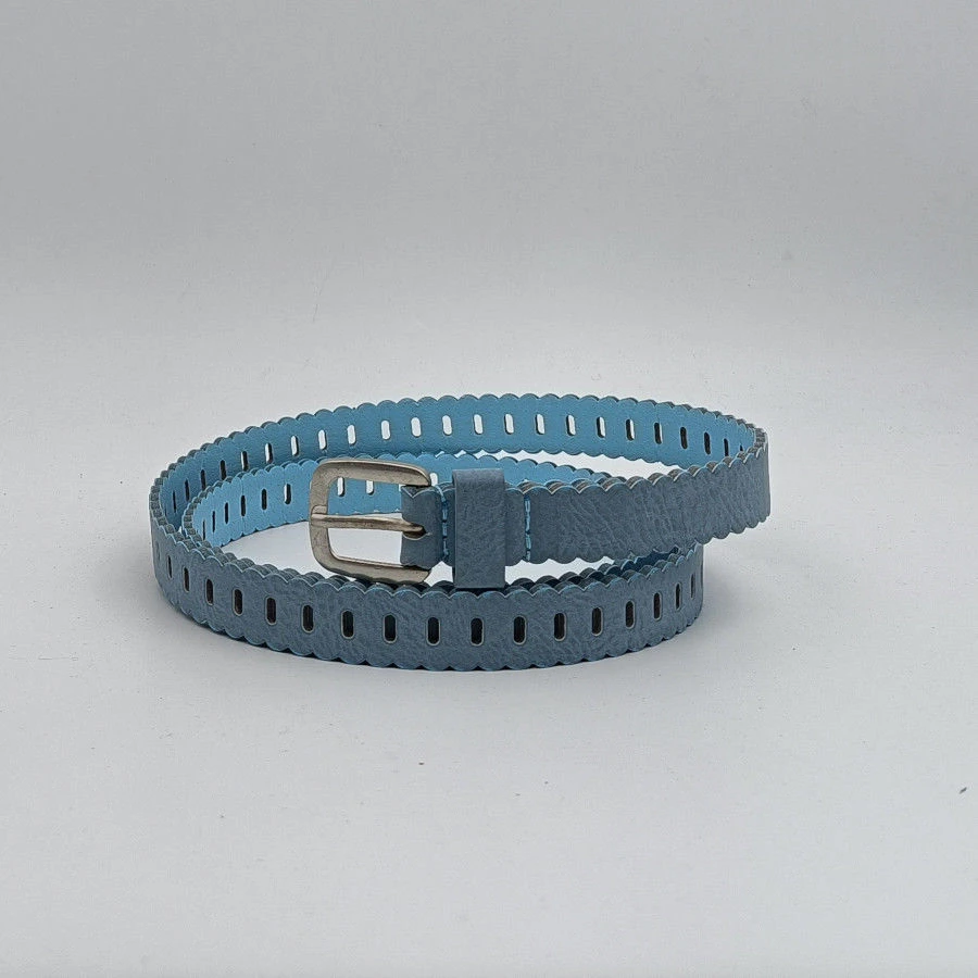 Ceinture Simili Cuir Perforée Avec Boucle Ardillon Coloris Assortie 8 Ceinture Simili Cuir Perforée Avec Boucle Ardillon Coloris Assortie – Image 6