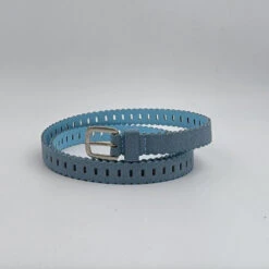 Ceinture Simili Cuir Perforée Avec Boucle Ardillon Coloris Au Choix -Accessoires De Mode pdtimg 4941316hd