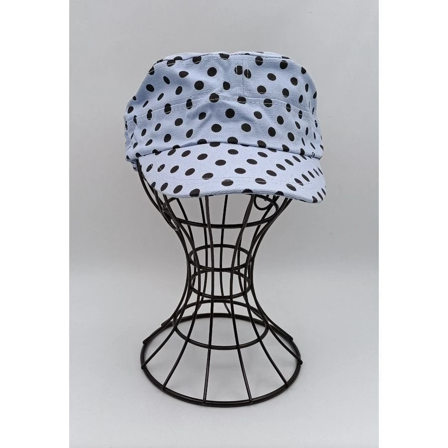 Casquette Unisexe En Tissu De Coton Habillé Imprimé à Pois 5 Casquette Unisexe En Tissu De Coton Habillé Imprimé à Pois – Image 3