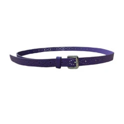 Ceinture En Imitation Cuir Ornée Avec Motifs Perforés -Accessoires De Mode pdtimg 4941408hd