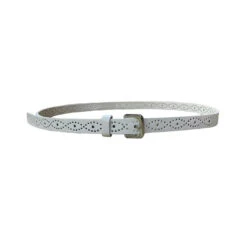 Ceinture En Imitation Cuir Ornée Avec Motifs Perforés -Accessoires De Mode pdtimg 4941409hd