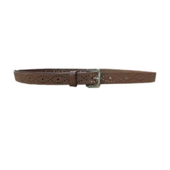 Ceinture En Imitation Cuir Ornée Avec Motifs Perforés -Accessoires De Mode pdtimg 4941419hd