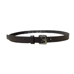 Ceinture En Imitation Cuir Ornée Avec Motifs Perforés -Accessoires De Mode pdtimg 4941423hd