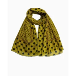 Écharpe Tissée En Viscose Et Coton Avec Imprimé à Pois -Accessoires De Mode pdtimg 4941691hd