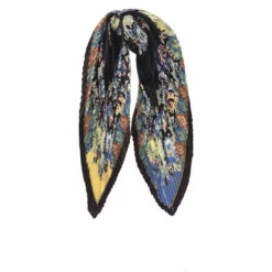 Lot De 60 écharpe En Viscose Plissé Avec Motif De Fleurs -Accessoires De Mode pdtimg 4941699hd