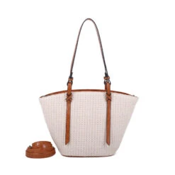 Sac Cabas Fourre Tout Fait En Simili Cuir Façon Texturé -Accessoires De Mode pdtimg 4941947hd