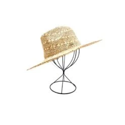 Chapeau Cowboy En Paille De Papier Tressé Motif Macramé -Accessoires De Mode pdtimg 4948303hd