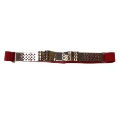Ceinture élastique à Nœud Papillon En Métal Doré Coloris MIX -Accessoires De Mode pdtimg 4949433hd