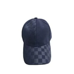 Casquette Unisexe Tissée En Fibre Polyester à Motif Damier -Accessoires De Mode pdtimg 4950195hd