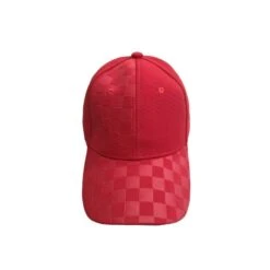 Casquette Unisexe Tissée En Fibre Polyester à Motif Damier -Accessoires De Mode pdtimg 4950200hd