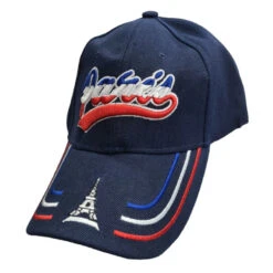 Casquette Tricolore Au Motif De PARIS Avec La Tour Eiffel -Accessoires De Mode pdtimg 4950254hd