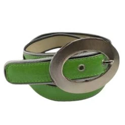 Ceinture à Bords Fermeture éclair Avec Boucle Ovale Coloris MIX -Accessoires De Mode pdtimg 4951512hd