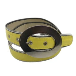 Ceinture à Bords Fermeture éclair Avec Boucle Ovale Coloris MIX -Accessoires De Mode pdtimg 4951514hd