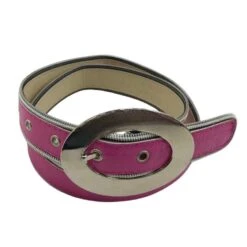 Ceinture à Bords Fermeture éclair Avec Boucle Ovale Coloris MIX -Accessoires De Mode pdtimg 4951516hd