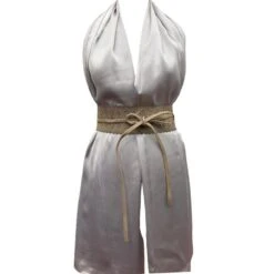Ceinture Large Pour Robe En Simili Cuir Ajouré De Fleurs Coloris MIX -Accessoires De Mode pdtimg 4951570hd