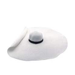 Chapeau De Soleil Floppy En Paille De Papier Avec Ruban -Accessoires De Mode pdtimg 4951702hd
