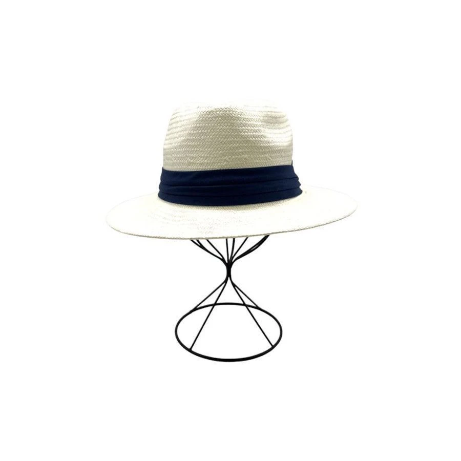 Chapeau Panama Tressage En Paille Avec Un Ruban Uni 10 Chapeau Panama Tressage En Paille Avec Un Ruban Uni – Image 8