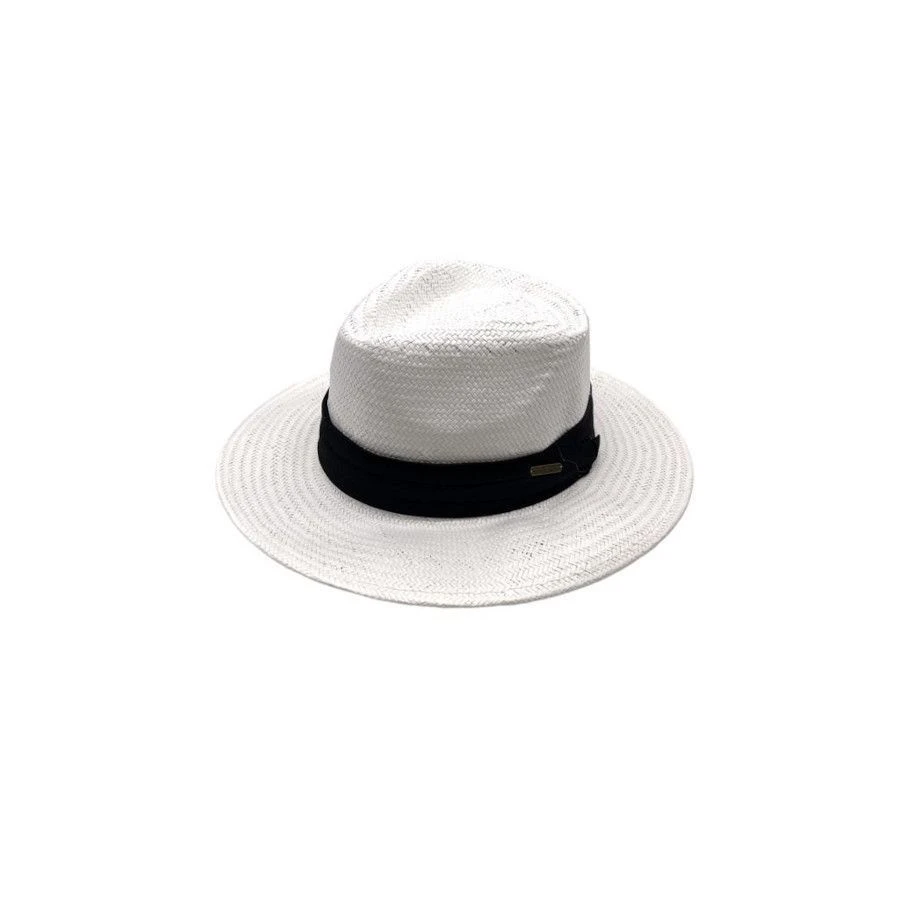 Chapeau Panama Tressage En Paille Avec Un Ruban Uni 13 Chapeau Panama Tressage En Paille Avec Un Ruban Uni – Image 11