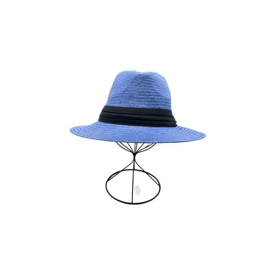 Chapeau Panama Tressage En Paille Avec Un Ruban Uni 20 Chapeau Panama Tressage En Paille Avec Un Ruban Uni – Image 18