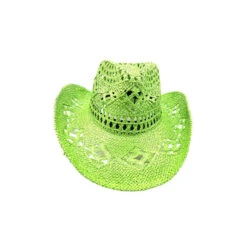 Chapeau Cowboy En Papier Joliment Tressé En Macramé -Accessoires De Mode pdtimg 4951846hd