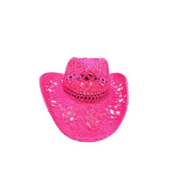 Chapeau Cowboy En Papier Joliment Tressé En Macramé -Accessoires De Mode pdtimg 4951851hd