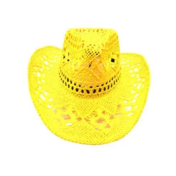 Chapeau Cowboy En Papier Joliment Tressé En Macramé -Accessoires De Mode pdtimg 4951852hd