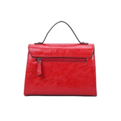 Sac à Main Bimatière Zippé Et Rabat Aimanté Avec Anneau -Accessoires De Mode pdtimg 4952277hd