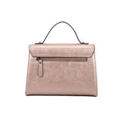 Sac à Main Bimatière Zippé Et Rabat Aimanté Avec Anneau -Accessoires De Mode pdtimg 4952285hd