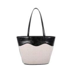 Sac Cabas En Simili Cuir Bimatière à Doubles Poignées -Accessoires De Mode pdtimg 4952440hd
