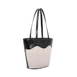 Sac Cabas En Simili Cuir Bimatière à Doubles Poignées -Accessoires De Mode pdtimg 4952441hd