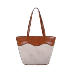 Sac Cabas En Simili Cuir Bimatière à Doubles Poignées -Accessoires De Mode pdtimg 4952444hd