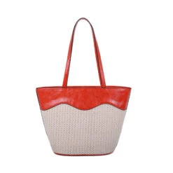 Sac Cabas En Simili Cuir Bimatière à Doubles Poignées -Accessoires De Mode pdtimg 4952453hd