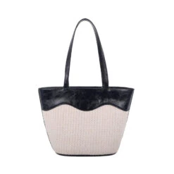 Sac Cabas En Simili Cuir Bimatière à Doubles Poignées -Accessoires De Mode pdtimg 4952457hd