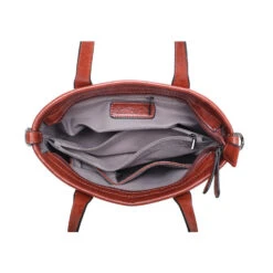 Sac Cabas Fermé Par Zip Avec Contours Et Poignées Faux Cuir -Accessoires De Mode pdtimg 4955091hd