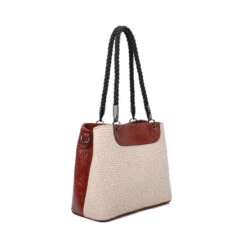 Sac Fourre-tout Porté épaule à Grandes Anses En Torsade -Accessoires De Mode pdtimg 4955164hd