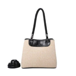 Sac Fourre-tout Porté épaule à Grandes Anses En Torsade -Accessoires De Mode pdtimg 4955170hd