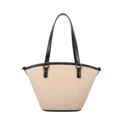 Cabas Trapèze Composition Bimatière à Zip Et Deux Anses -Accessoires De Mode pdtimg 4955199hd