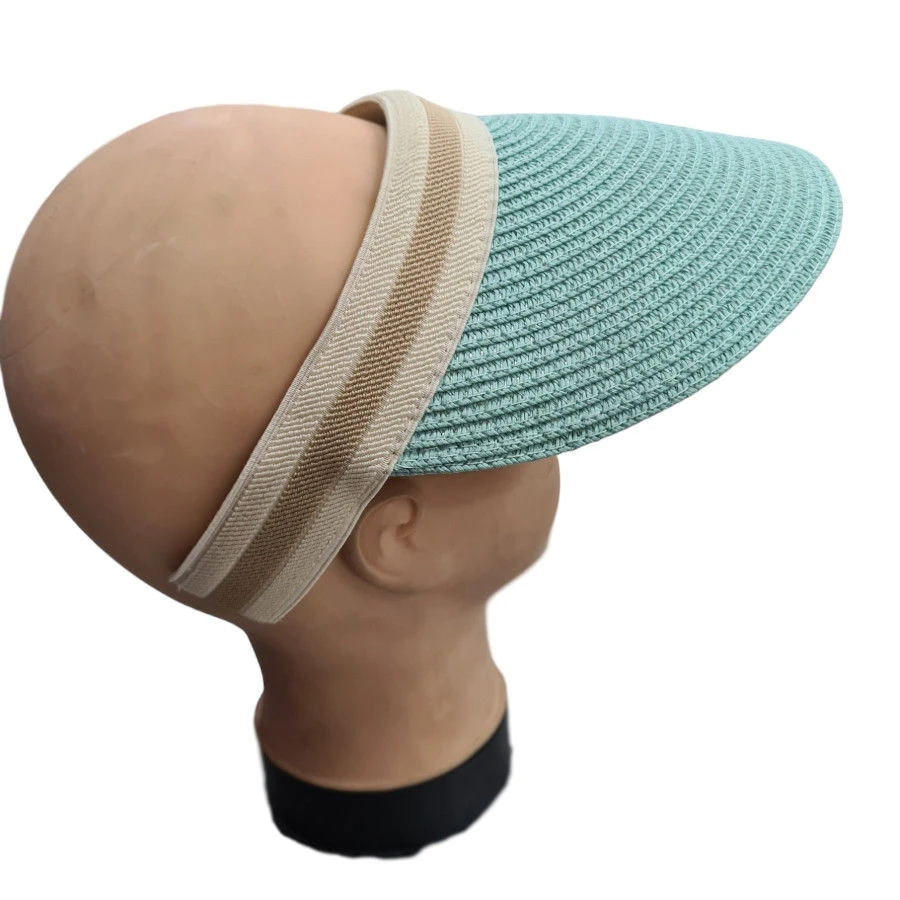 Casquette Visière En Fibre De Papier Avec Bande Contrastée 22 Casquette Visière En Fibre De Papier Avec Bande Contrastée – Image 20