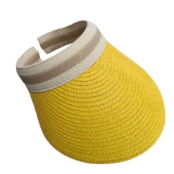 Casquette Visière En Fibre De Papier Avec Bande Contrastée 27 Casquette Visière En Fibre De Papier Avec Bande Contrastée -Accessoires De Mode pdtimg 4956913hd
