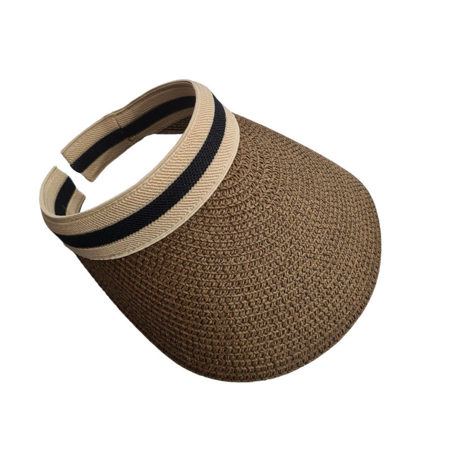 Casquette Visière En Fibre De Papier Avec Bande Contrastée 10 Casquette Visière En Fibre De Papier Avec Bande Contrastée – Image 8