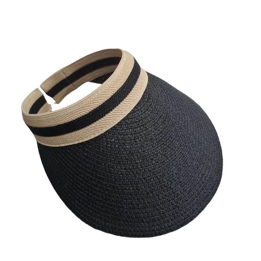 Casquette Visière En Fibre De Papier Avec Bande Contrastée 11 Casquette Visière En Fibre De Papier Avec Bande Contrastée – Image 9