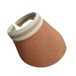 Casquette Visière En Fibre De Papier Avec Bande Contrastée 31 Casquette Visière En Fibre De Papier Avec Bande Contrastée -Accessoires De Mode pdtimg 4956917hd