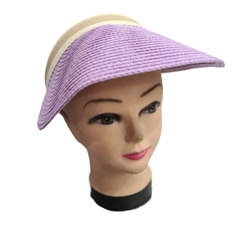 Casquette Visière En Fibre De Papier Avec Bande Contrastée 14 Casquette Visière En Fibre De Papier Avec Bande Contrastée – Image 12