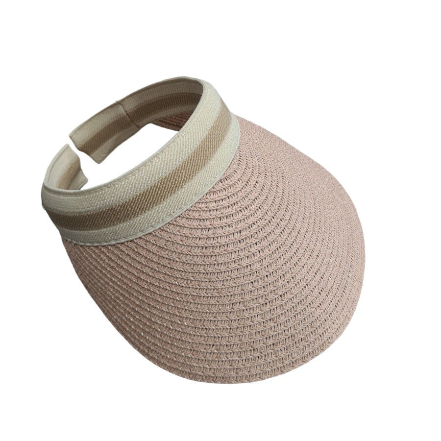 Casquette Visière En Fibre De Papier Avec Bande Contrastée 16 Casquette Visière En Fibre De Papier Avec Bande Contrastée – Image 14