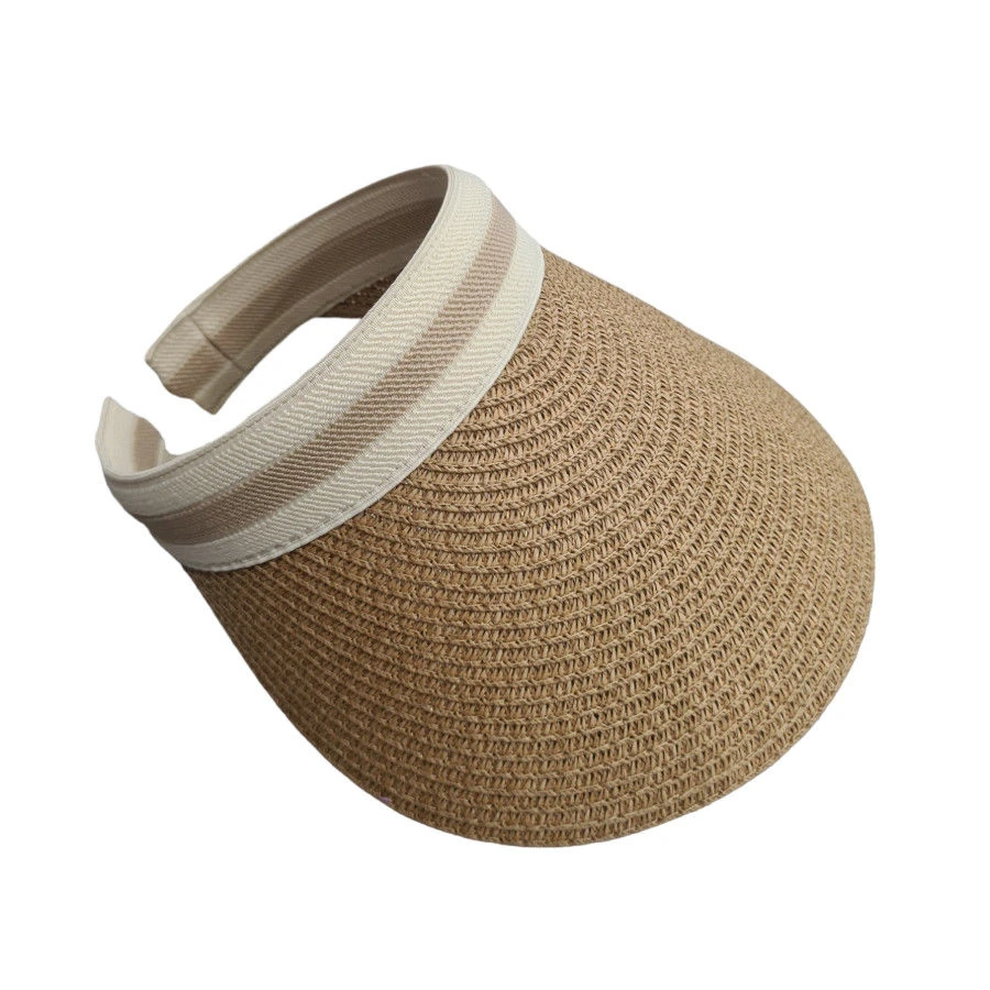 Casquette Visière En Fibre De Papier Avec Bande Contrastée 18 Casquette Visière En Fibre De Papier Avec Bande Contrastée – Image 16