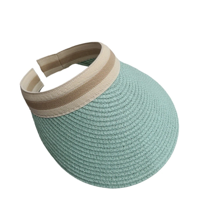 Casquette Visière En Fibre De Papier Avec Bande Contrastée 20 Casquette Visière En Fibre De Papier Avec Bande Contrastée – Image 18